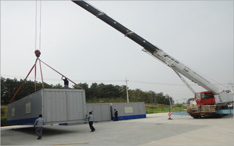 Installation and Packing of Packaged Type Electric Unit 02